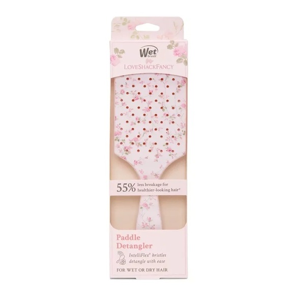 LoveShackFancy x Wet Brush Paddle Detangling Hair Brush English Ivy - Picture 1 of 6